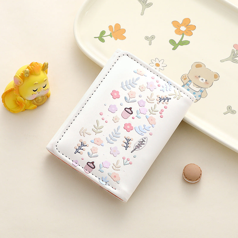 Whimsical Floral Design Wallet — product view 1