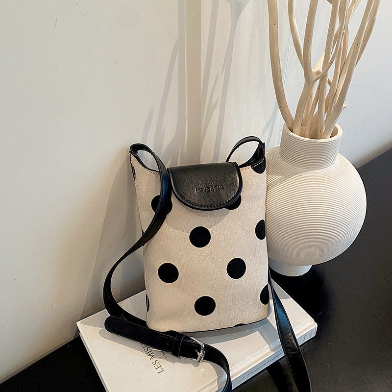 WoStylish Dot-Patterned Mini Crossbody Bag LoungeYard — product view 3