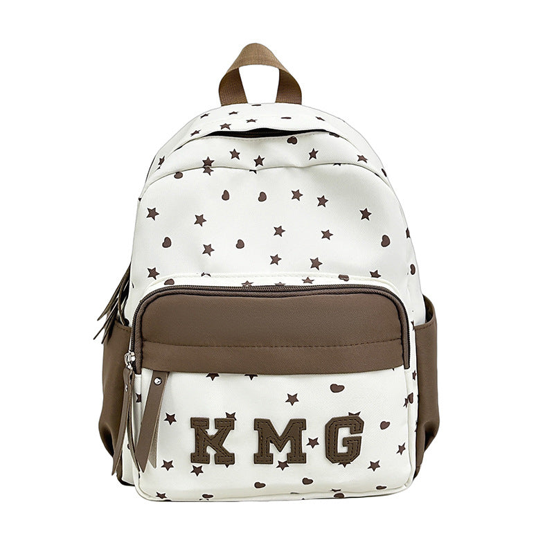 Casual Star-Patterned Backpack LoungeYard 1791204760 — product view 5
