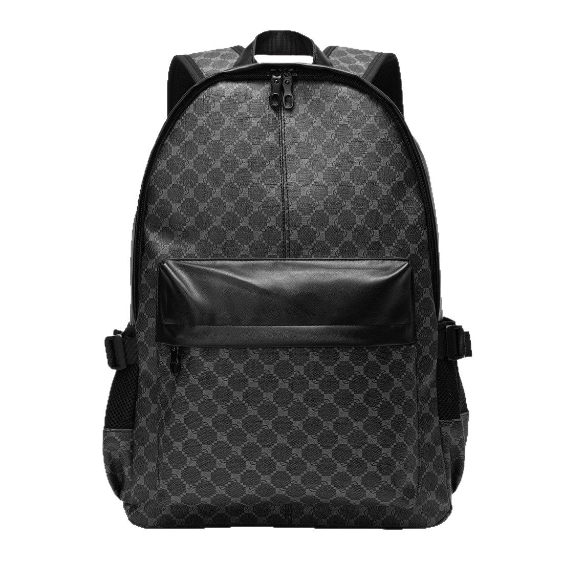 Fashionable city backpack with stylish pattern and durable outer material LoungeYard — product view 5