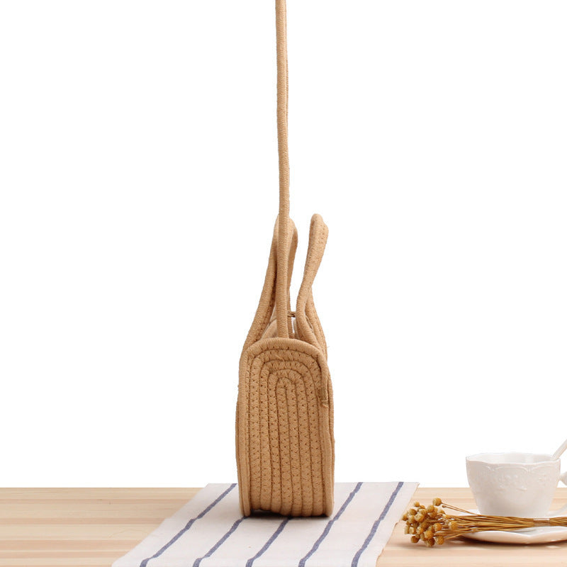 Round Macramé Bag LoungeYard — product view 2