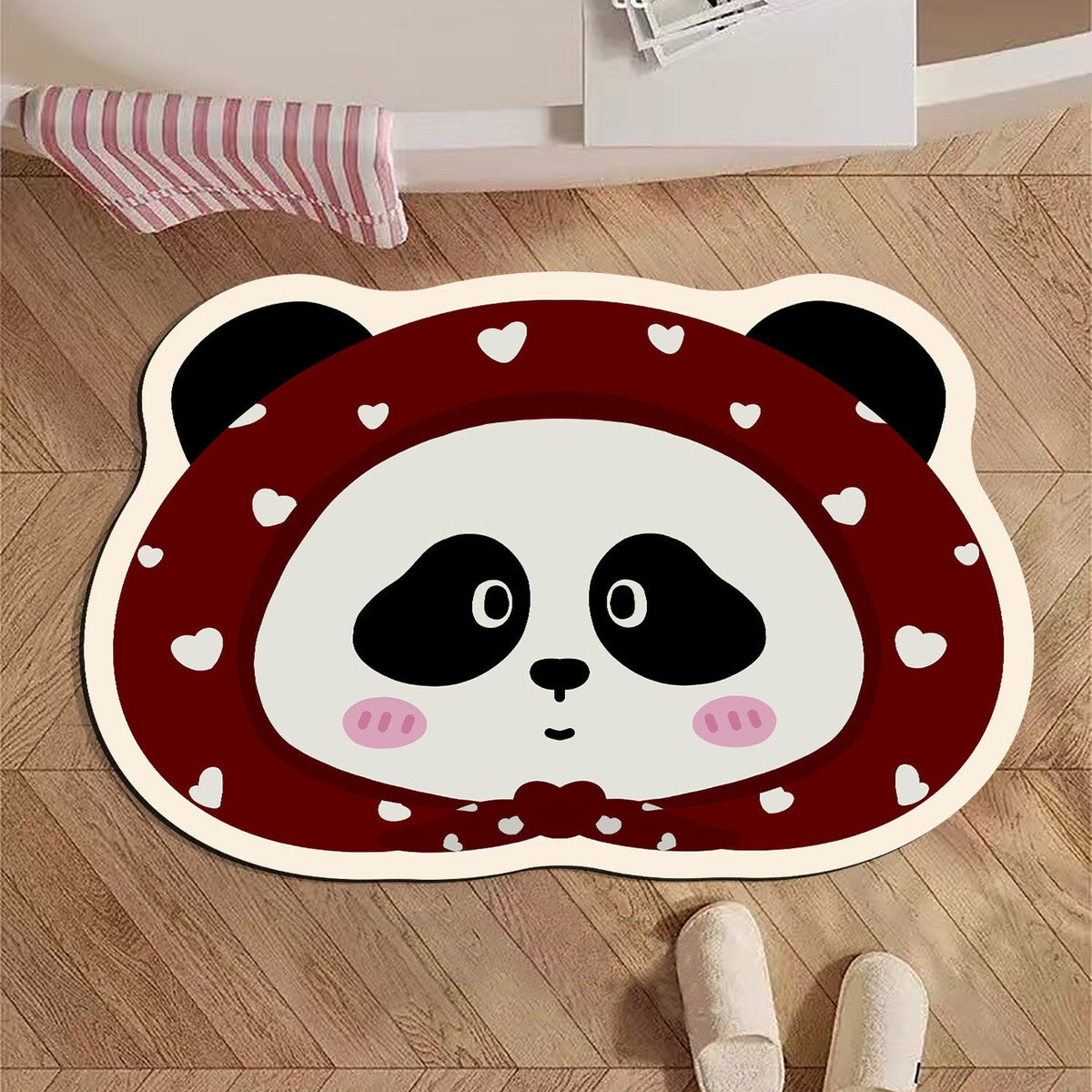 Panda-Themed Charming Bath Mat — product view 1