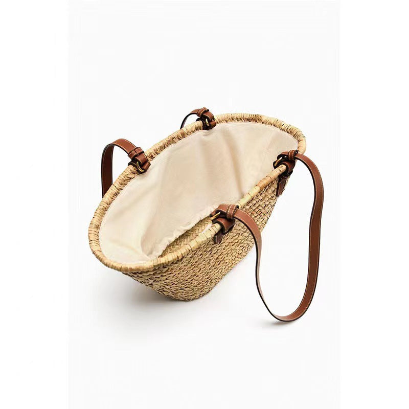 Elegant Braided Beach Bag LoungeYard — product view 4