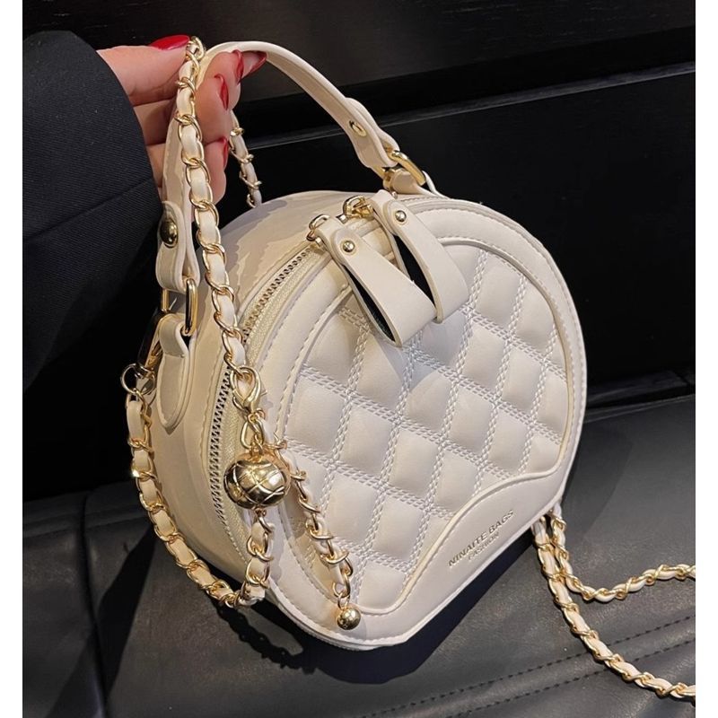 Quilted Round Crossbody Bag LoungeYard — product view 6