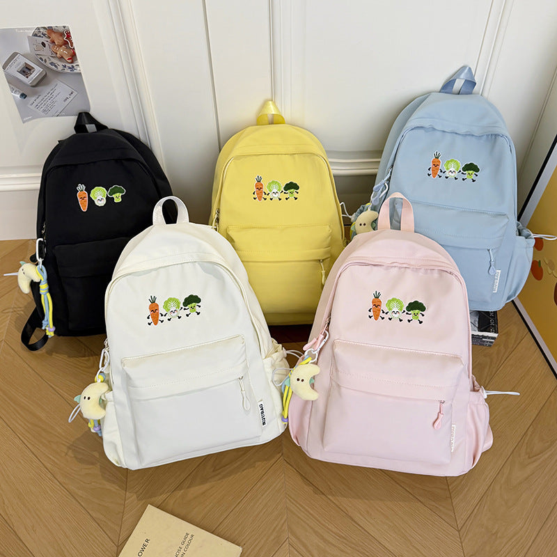 Casual Animated Vegetable-Themed Backpack LoungeYard — product view 4