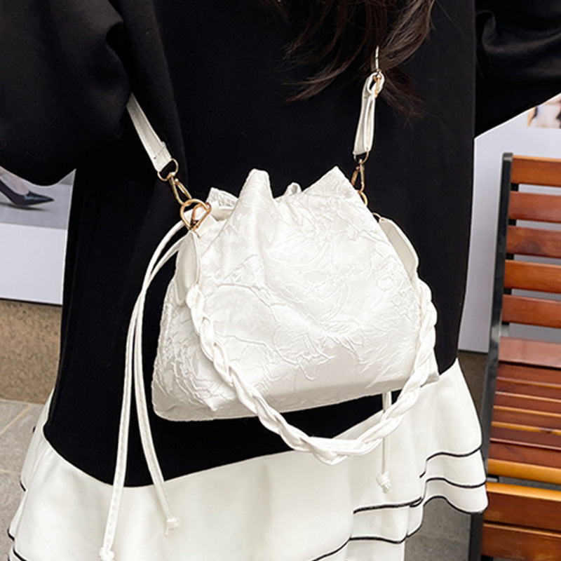 Elegant Satin Drawstring Handbag — product view 1