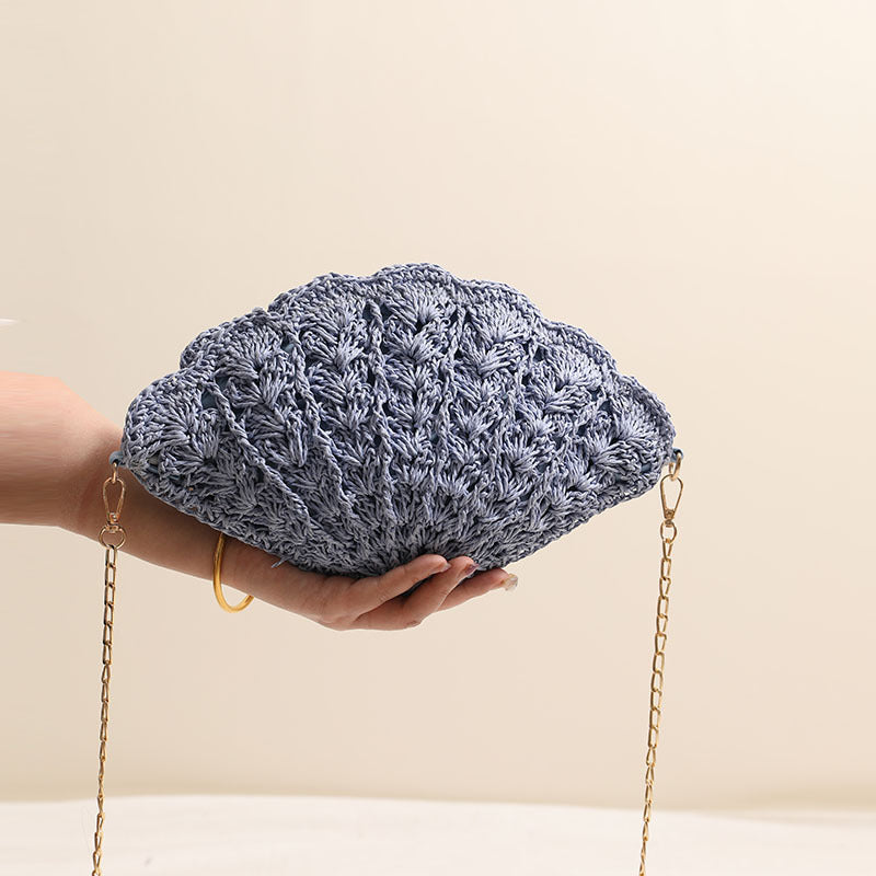 Elegant Clutch Bag in Shell Design LoungeYard — product view 7