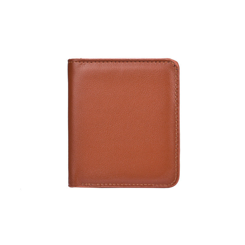 Slim Leather Bi-Fold Wallet LoungeYard — product view 5