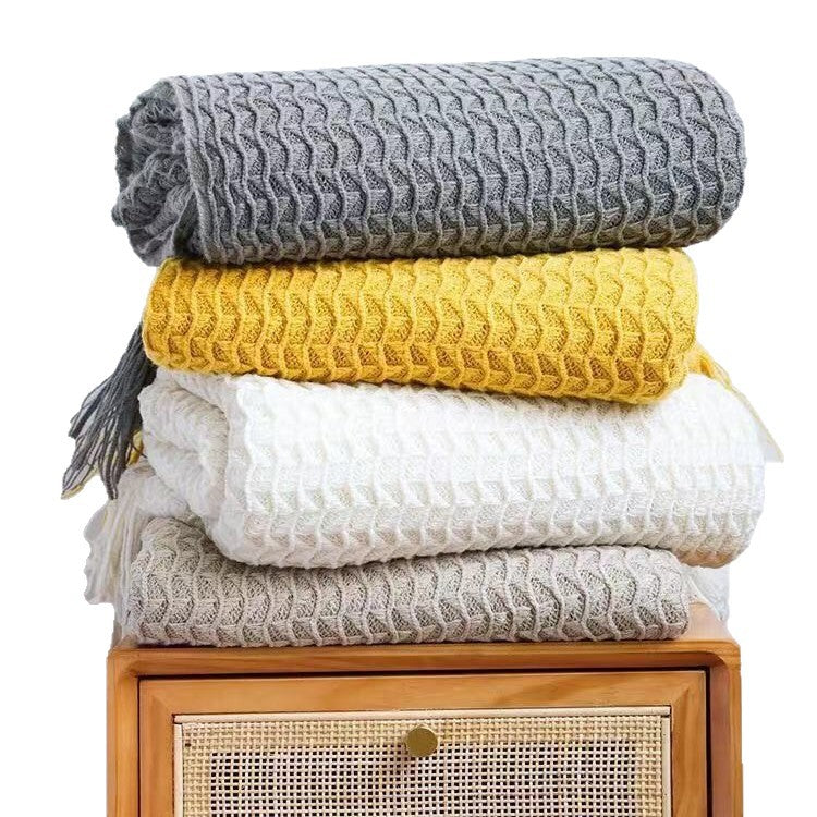 Cozy Knit Blanket LoungeYard — product view 5