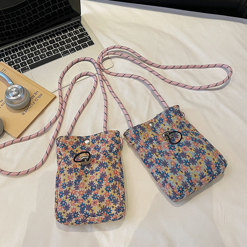 Floral Patterned Crossbody Pouch Bag — product view 1