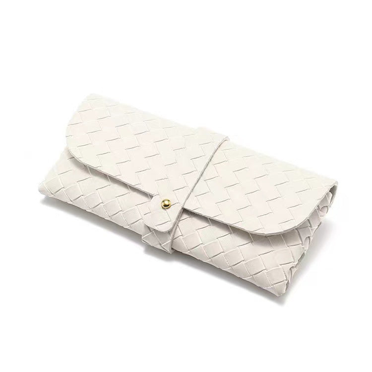 Woven Leather Clutch LoungeYard — product view 5