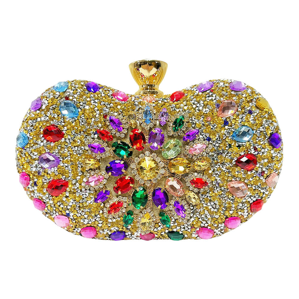 Ornate Crystal-Embellished Evening Clutch — product view 5