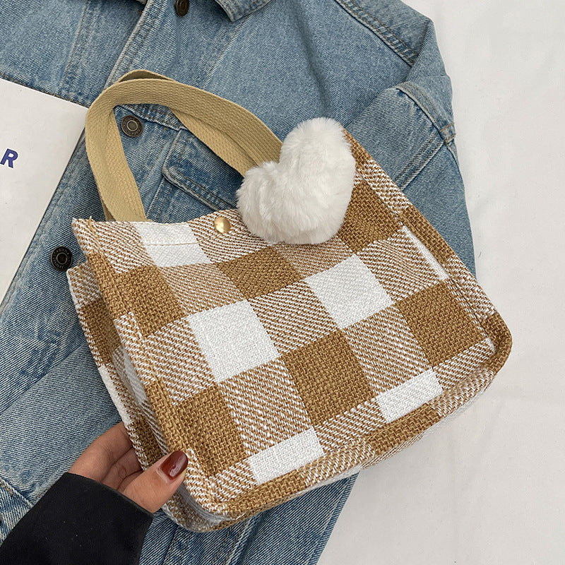 Plaid Tote — product view 4