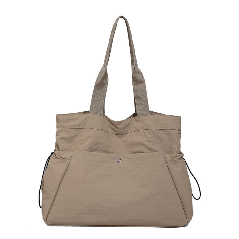 Spacious And Functional Tote Bag With Side Pockets LoungeYard — product view 6