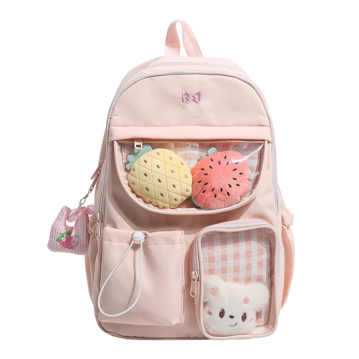 Functional Plush Storage Backpack LoungeYard — product view 2