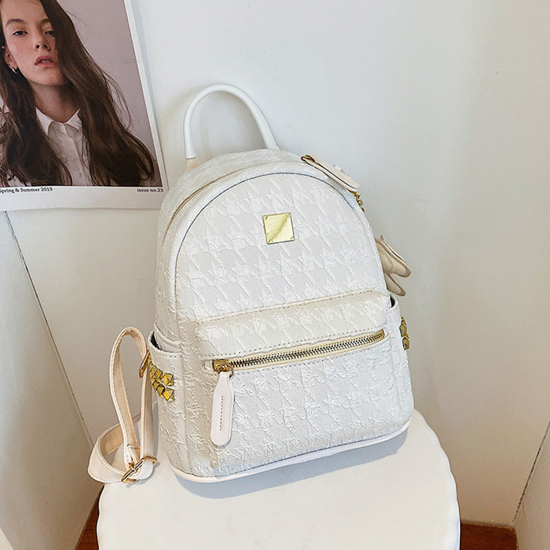 Textured Mini Backpack LoungeYard — product view 2