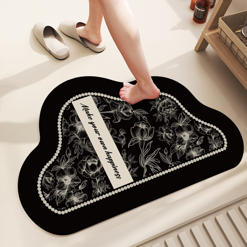 Decorative Motivational Bath Rug — product view 1
