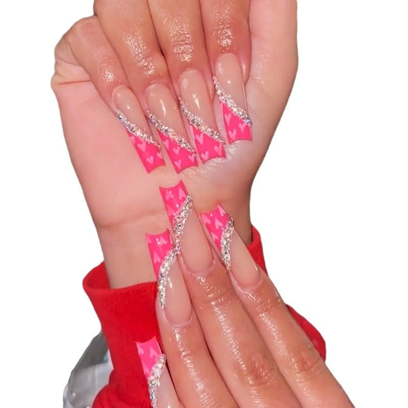 Heart Pattern Decorative Nail Art Extensions — product view 3