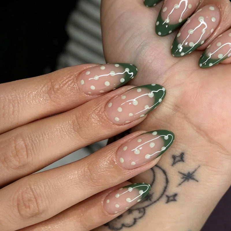 Artistic Polka Dot Nail Art Press-Ons — product view 1