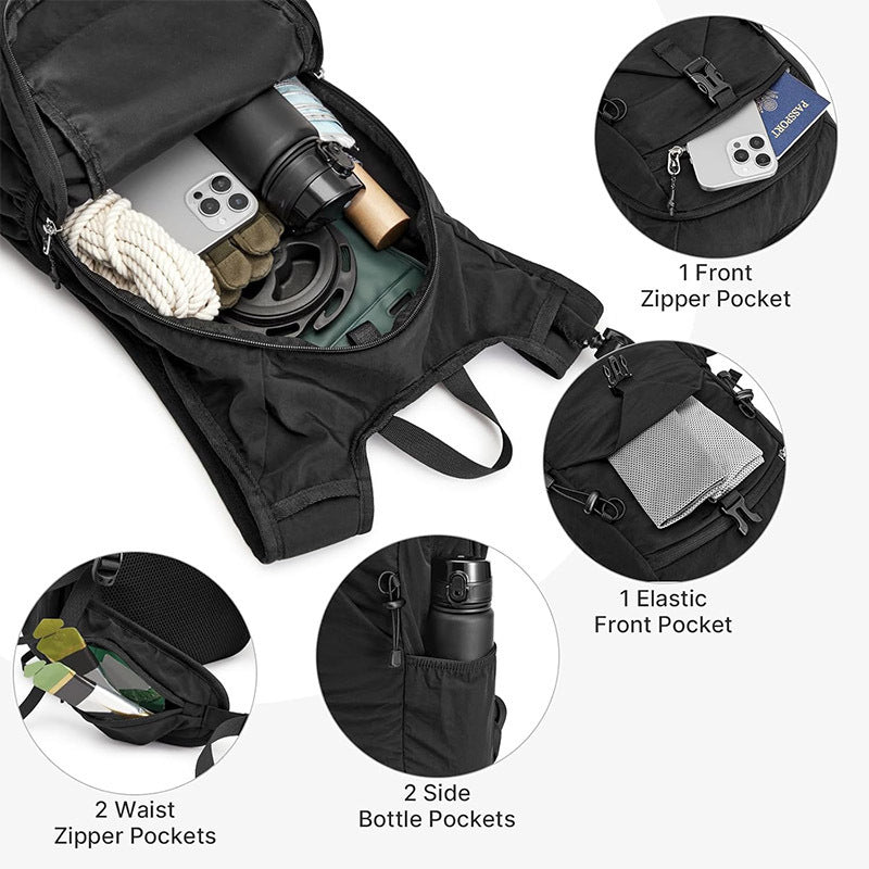 Lightweight Packable Outdoor Backpack LoungeYard — product view 3