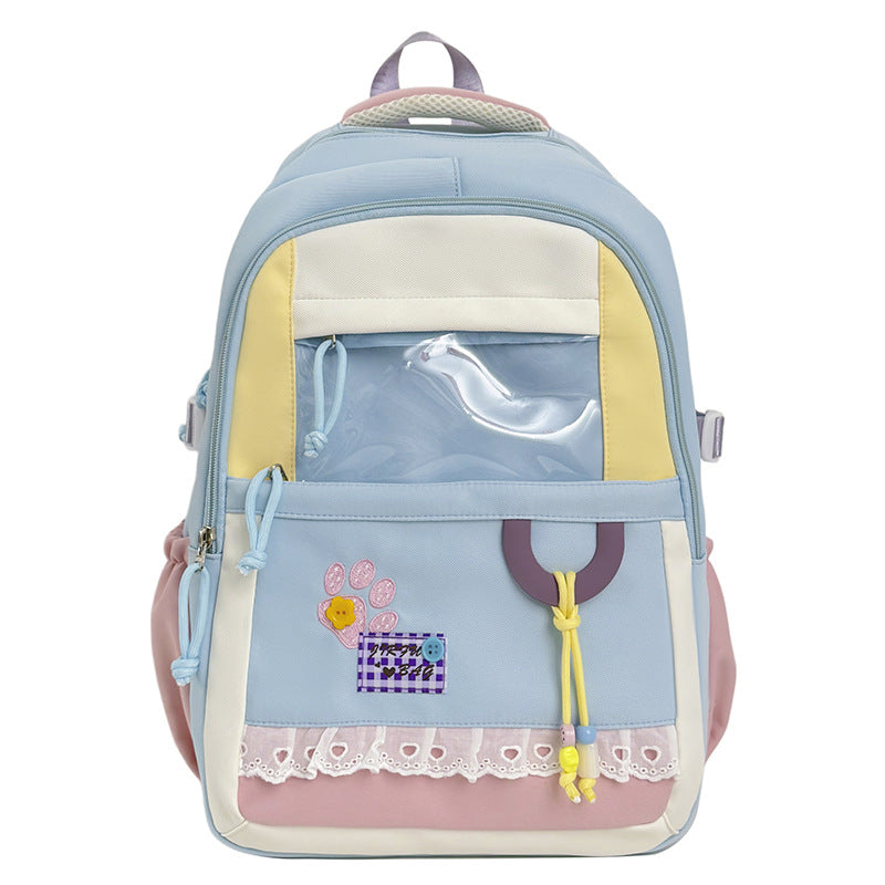 Cute Decorative Clear Window Backpack LoungeYard — product view 5