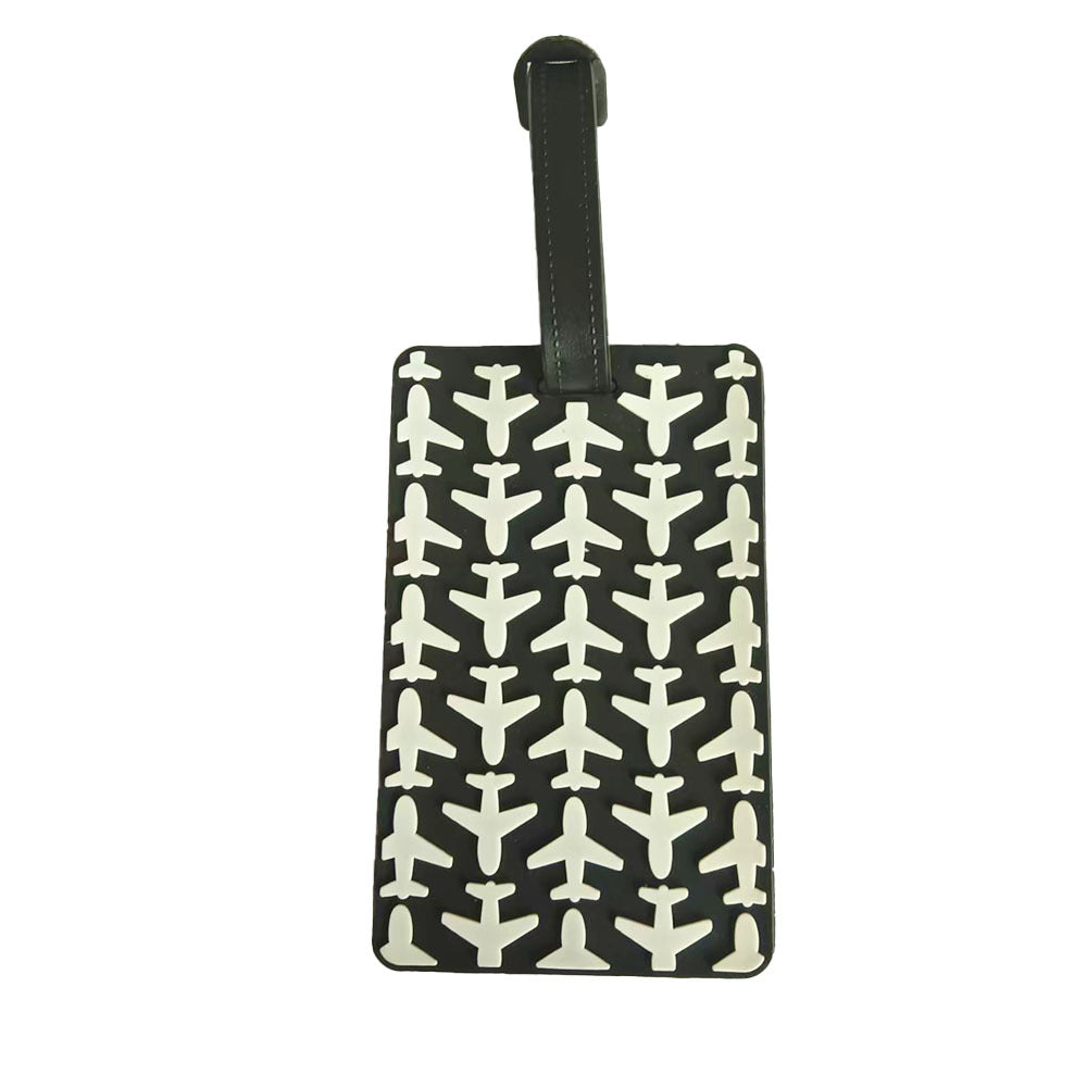 Unisex Luggage Tag with Creative Airplane Pattern LoungeYard — product view 7