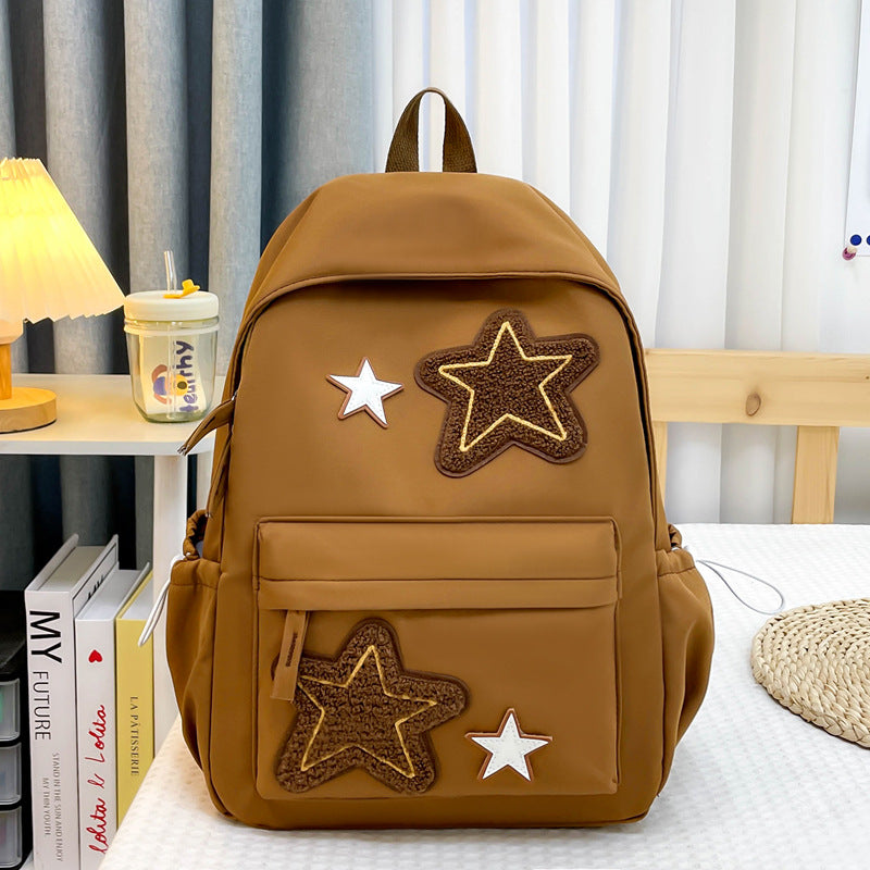 Casual Star Patterned Backpack — product view 1