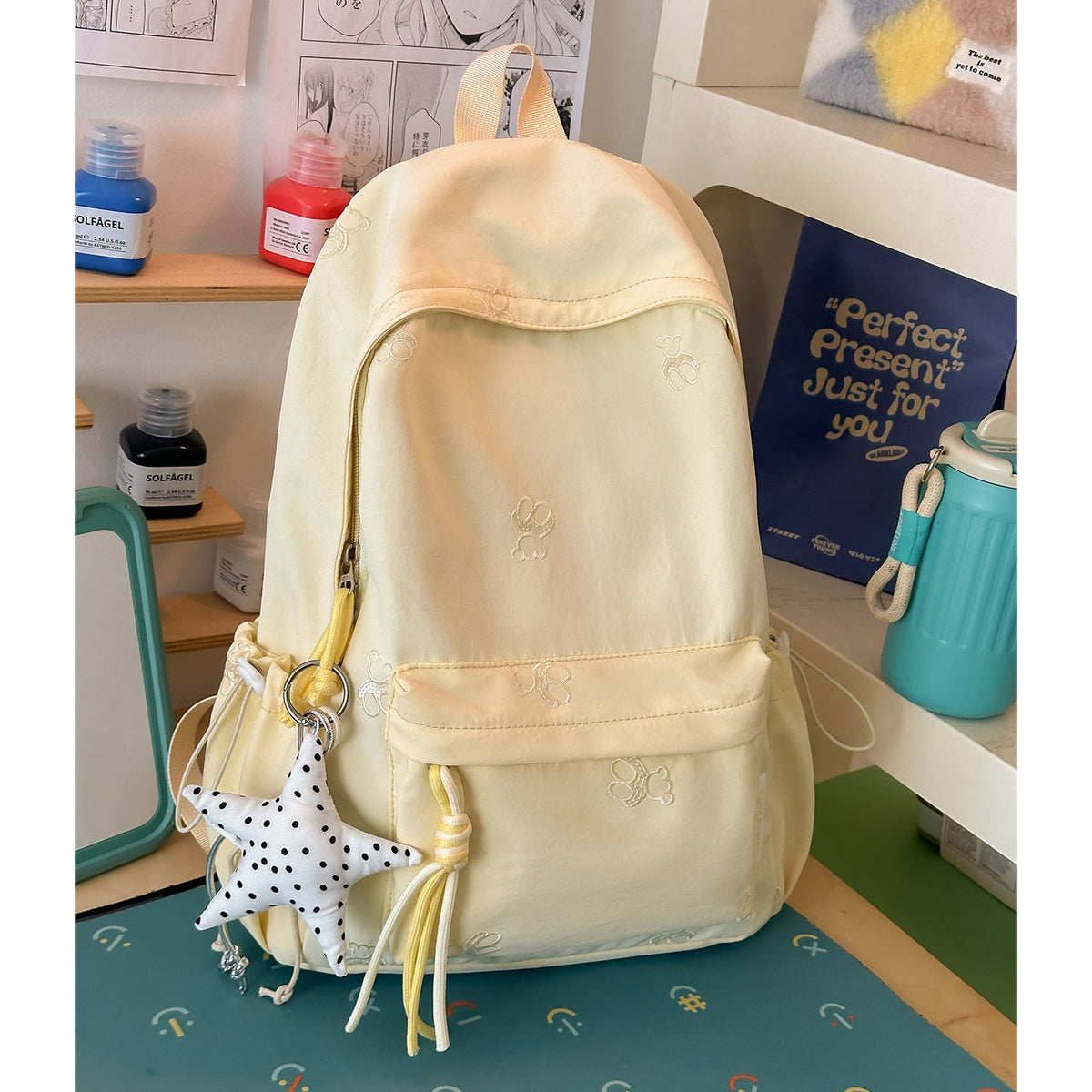 Decorative Embroidered Backpack LoungeYard — product view 6