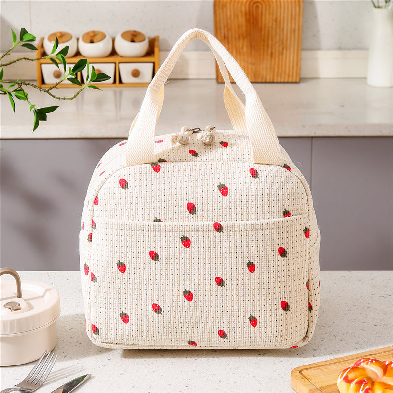 Insulated Lunch Bag with Cute Fruit Design — product view 6