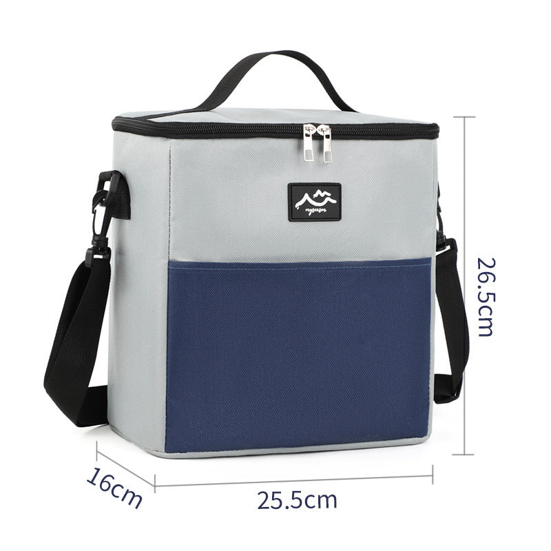 Insulated Floral Pattern Lunch Carrier — product view 6