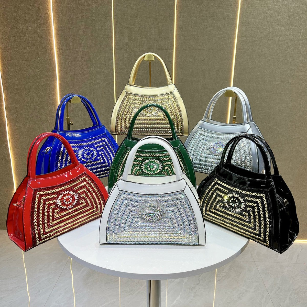 Embellished Padded Evening Handbag — product view 4
