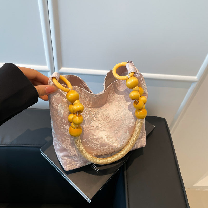 Modern Artisan-Inspired Handcrafted Tote Bag LoungeYard — product view 4