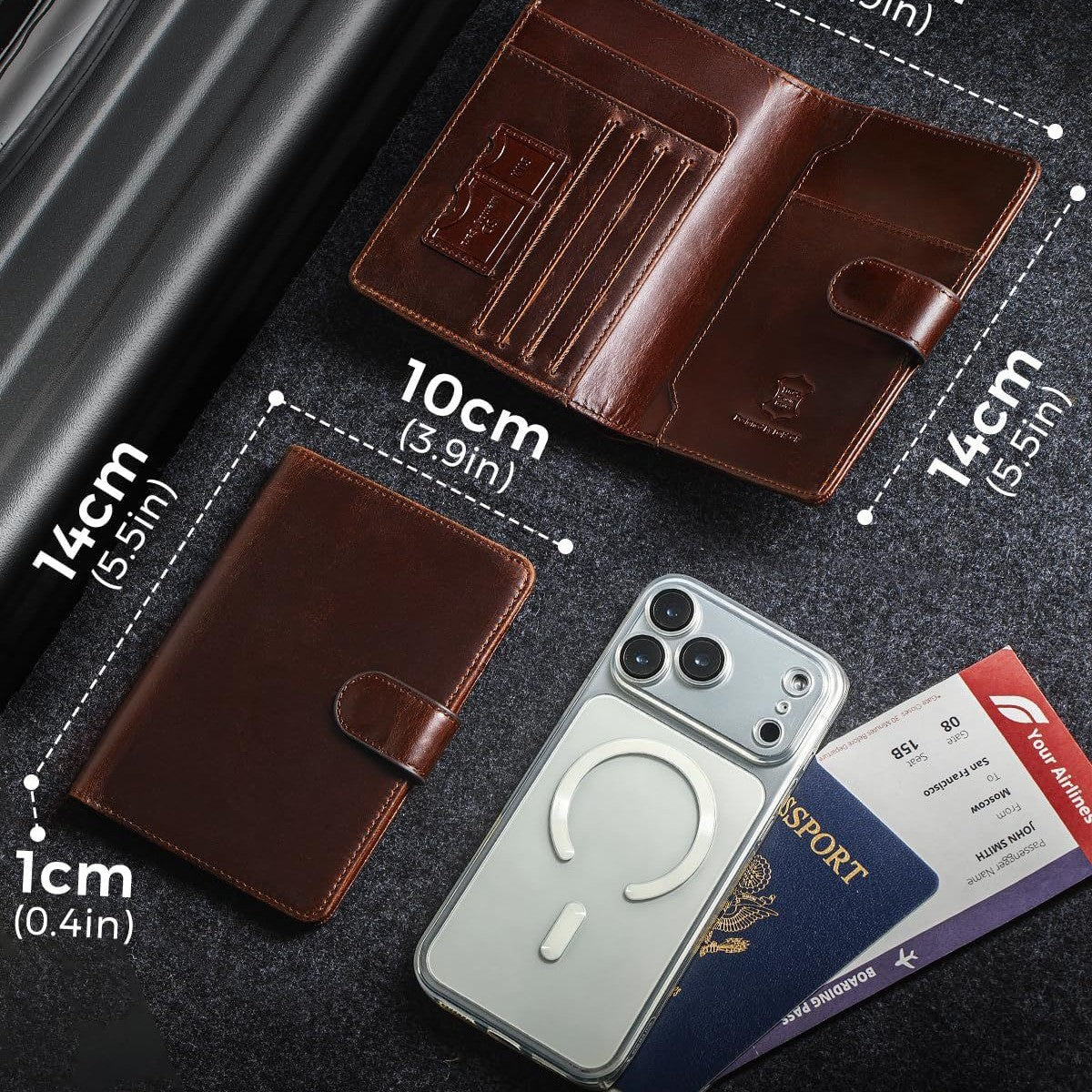 Travel Organizer Wallet LoungeYard — product view 4