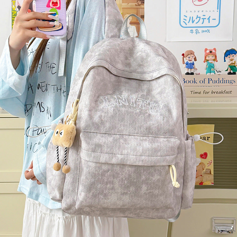 Casual Denim Backpack LoungeYard — product view 1