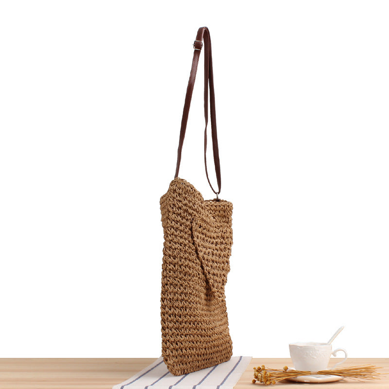 Beach bag with handwoven design LoungeYard — product view 4