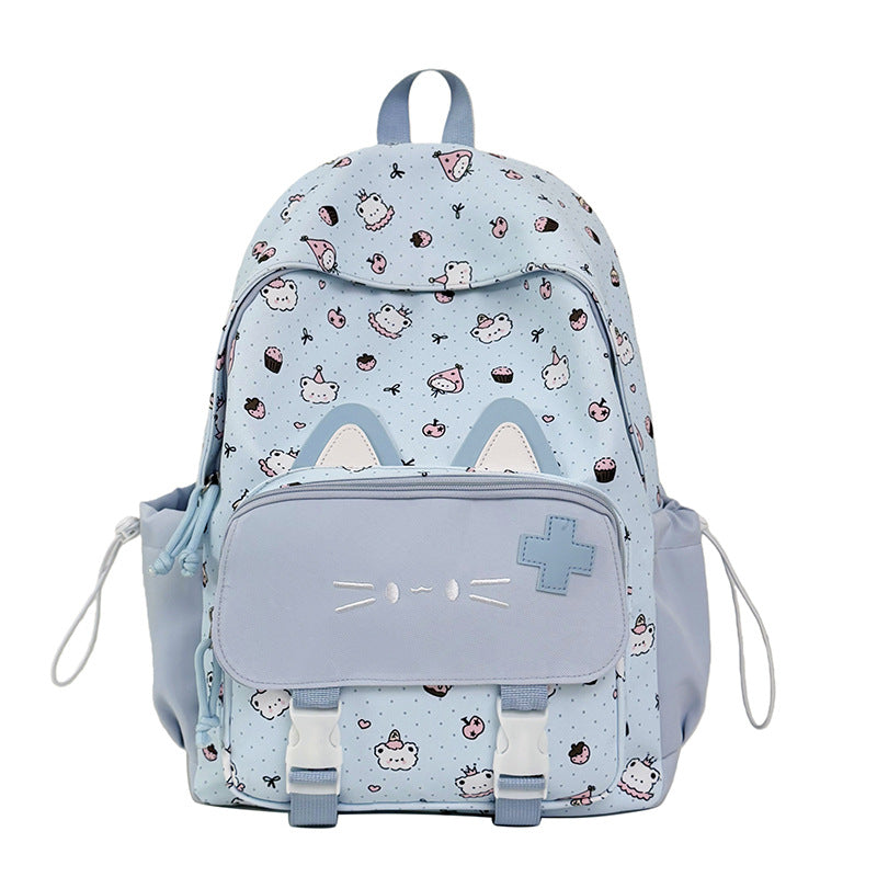 Cartoon-Themed Cat Ears Backpack LoungeYard — product view 5