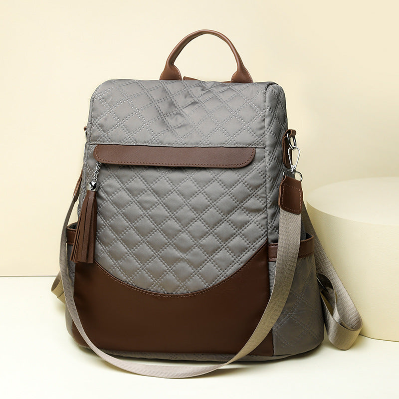 Stylish Quilted Backpack LoungeYard — product view 1