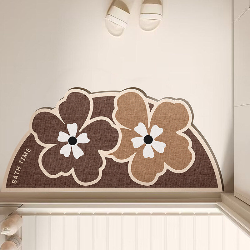 Floral Shaped Bath Mat — product view 6