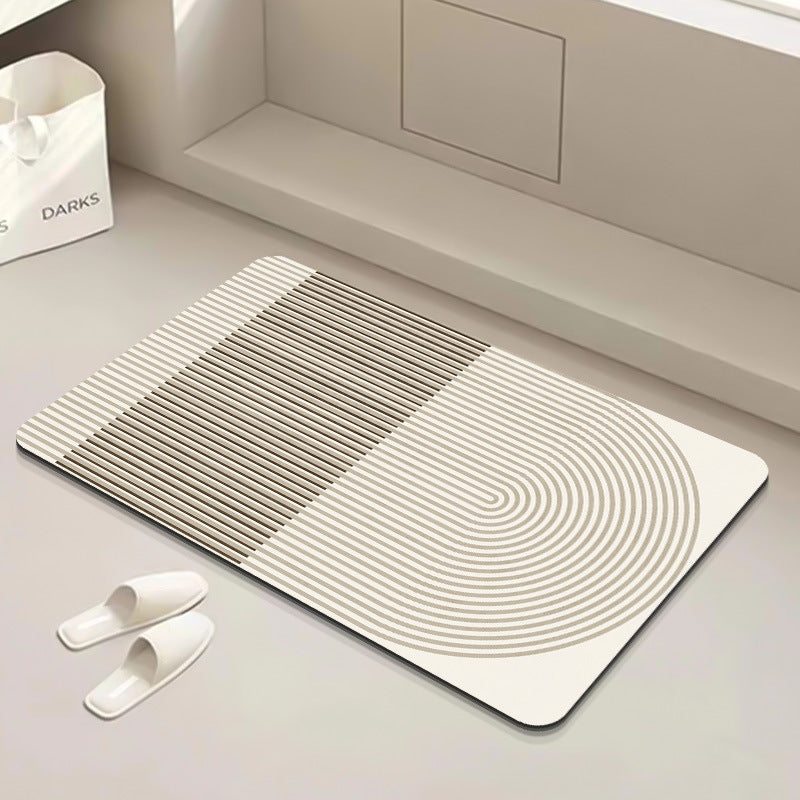 Modern Geometric Bath Mat LoungeYard — product view 7