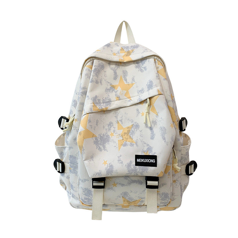 Fun Star-Patterned Backpack LoungeYard — product view 5