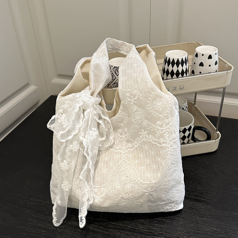 Elegant Lace Detail Handbag — product view 6