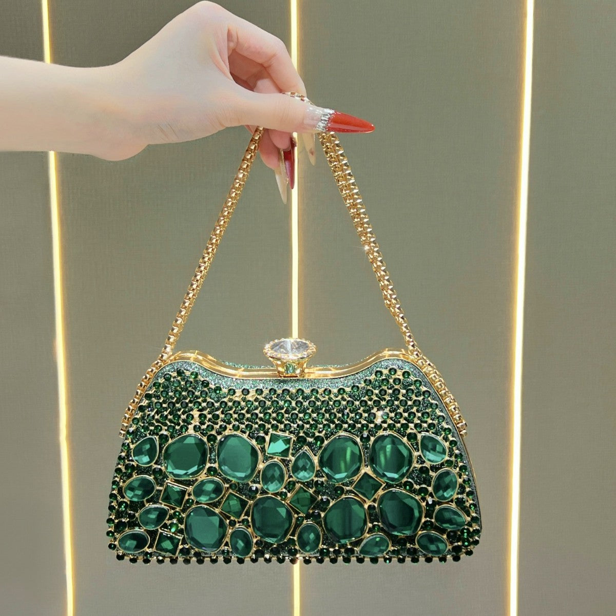 Decorative Handheld Evening Clutch — product view 5