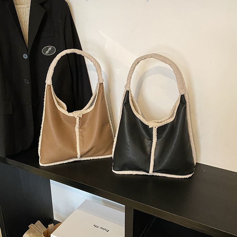Faux Leather Tote Bag — product view 3