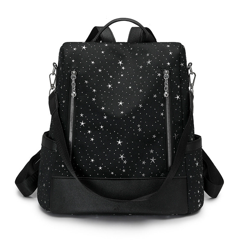 Star Patterned Multi-Pocket Backpack LoungeYard — product view 5