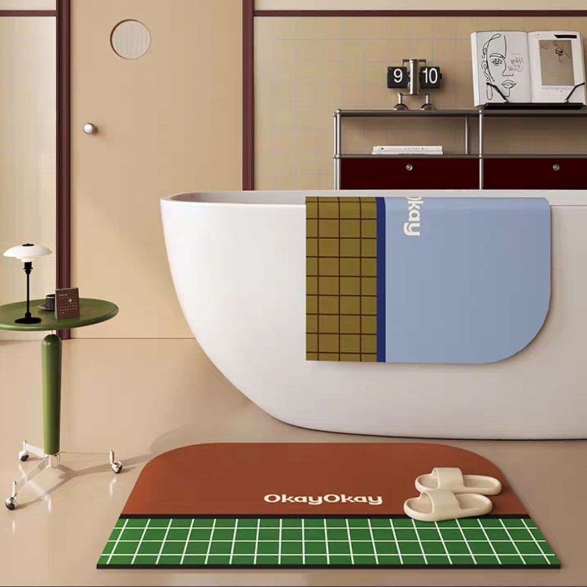 Soft Rubber Bath Mat LoungeYard — product view 1