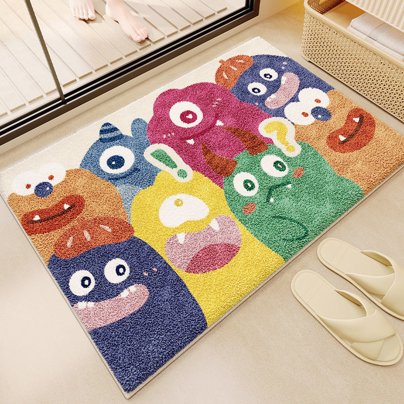 Fun Monster-Themed Bath Mat — product view 2