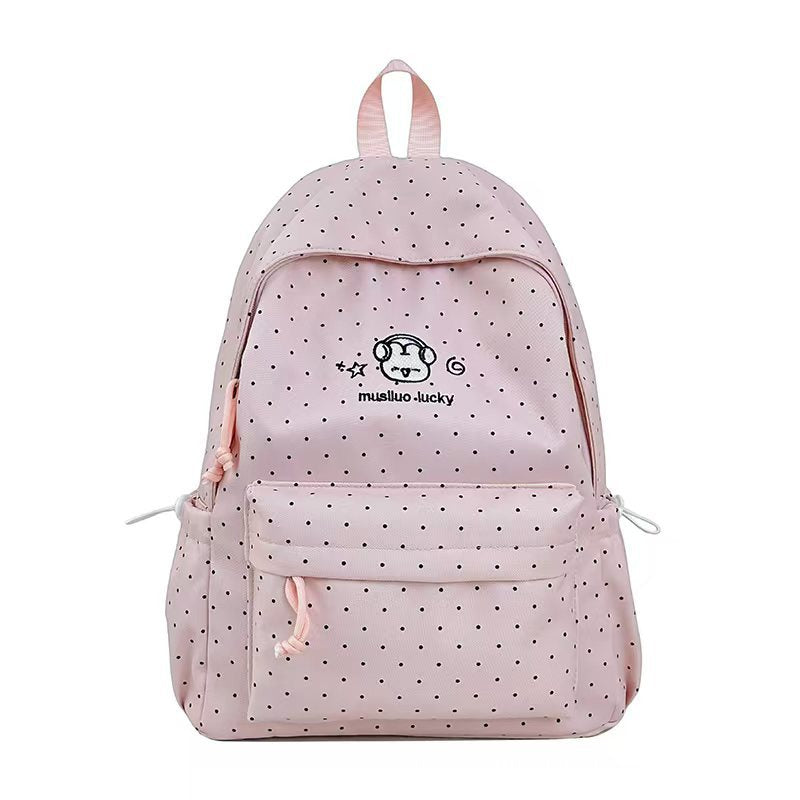 Polka Dot Design Backpack LoungeYard — product view 3