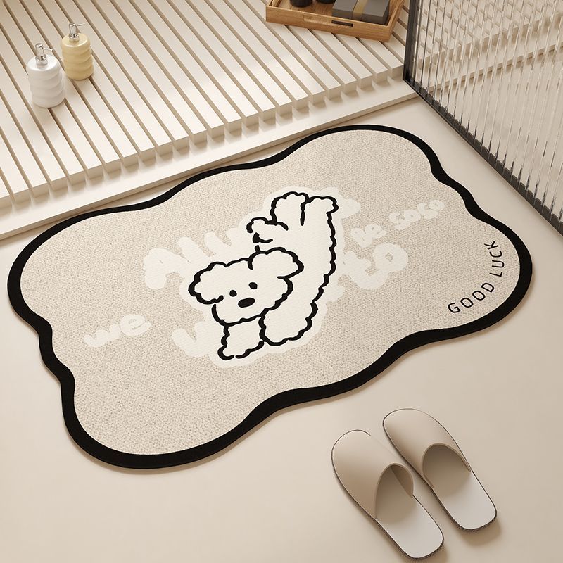 Cute Cartoon Bear Bath Mat — product view 7