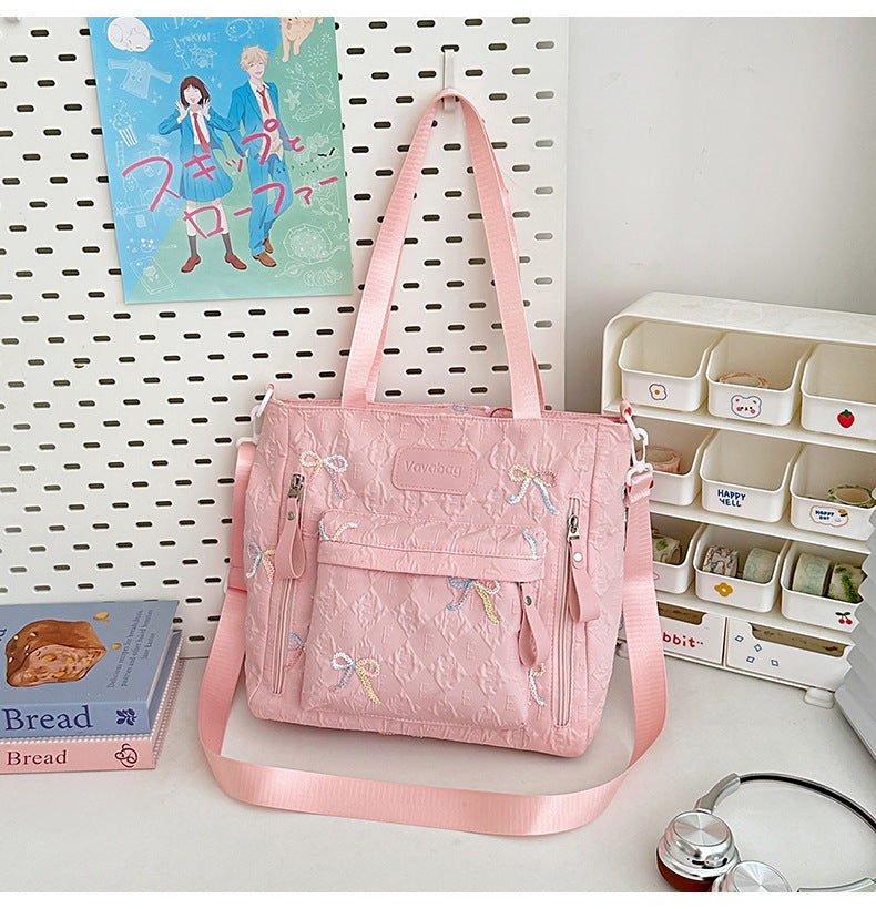 Stylish Quilted Multi-Pocket Backpack — product view 2