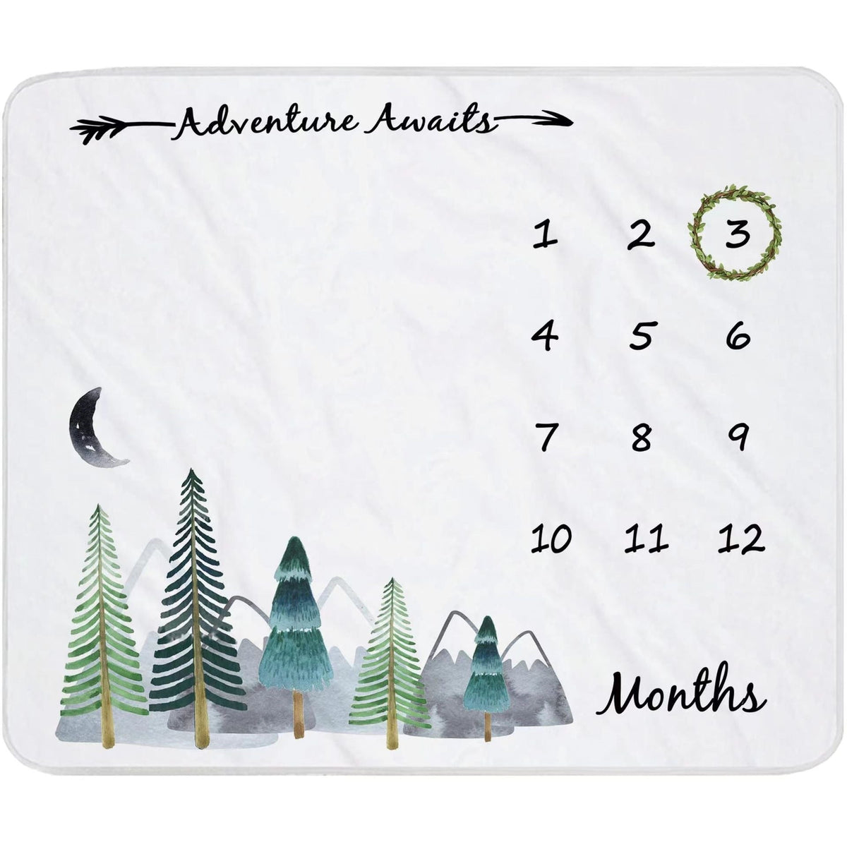 Milestone Baby Blanket — product view 3